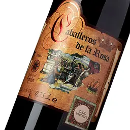 Вино Lozano Caballeros de la Rosa Tinto Semidulce, червоне, напівсолодке, 11%, 0,75 л - мініатюра 5