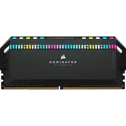 Модуль пам'яті Corsair DDR5 64GB (2x32) 6000MHz DOMINATOR PLATINUM RGB Black XMP 3.0 (CMT64GX5M2B6000C40) Б/в - мініатюра 3