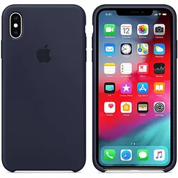 Чохол-накладка Toto Silicone Case Apple iPhone XS Max Dark Blue - мініатюра 2