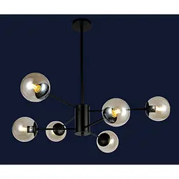 Люстра молекула Levistella 7526033-6 BK+BR - мініатюра 2