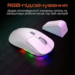 Мишка Meetion GW38 Wireless/Bluetooth/USB Black (MT-GW38-A) - мініатюра 4