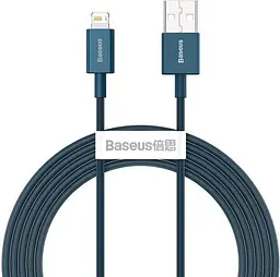 Кабель Baseus Superior Series Fast Charging Data Cable USB to iP 2.4A 2m Blue (CALYS-C03)