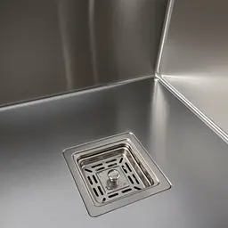Кухонна мийка Platinum Handmade 65x50 R (квадратний сифон 3,0/1), Нержавіюча сталь - мініатюра 5