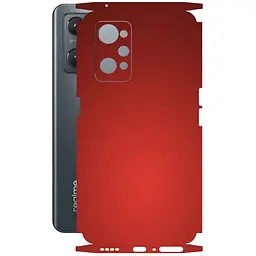 Защитная пленка StatusSKIN для Realme GT Neo 3T Корпус Винил красная матовая