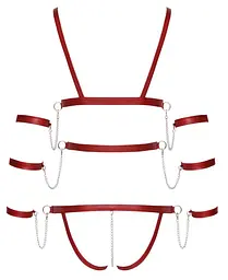 Боди со стрепом лент Bad Kitty Strap Body, L - миниатюра 7