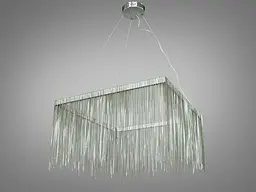 Люстра стельова LED Diasha LSD-600F-HR, 40W, 2200 лм, регульована висота 55-130 см, для коридору, спальні, кухні, офісу - мініатюра 3