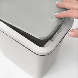 Відро для сміття MBM My Home з кришкою 6 л сіре (BIN-04 6L GRAY) - мініатюра 6