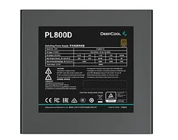 Блок живлення 800 Вт, PL800D, Black, 80+ Bronze Deepcool teh0028936 - мініатюра 3
