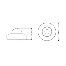 IP-відеокамера 5Mp TVT TD-9557E3B-A (D/PE/AR1) f=2.8mm з 2 мікрофонами (77-00346) - мініатюра 2