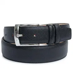 Чоловічий ремінь з натуральної шкіри Tony Perotti 2860 nero (90341) Чорний