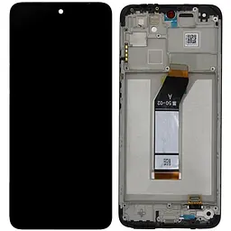 Дисплей Xiaomi Redmi 10 Prime чорний, з рамкою
