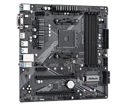 Мат.плата AM4 (B450) AsRock B450M Pro4 R2.0, B450, 4xDDR4, CrossFire, Int.Video(CPU), 4xSATA3, 1xM.2, 1xPCI-E 16x 3.0, 1xPCI-E 16x 2.0, 1xPCI-E 1x 2.0, ALC892, RTL8111H, 8xUSB3.2/4xUSB2.0, VGA/DVI-D/HDMI, MicroATX - мініатюра 3