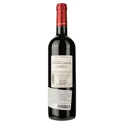 Вино Chateau Thomas-Laurent 2020 червоне сухе 0.75 л - мініатюра 2