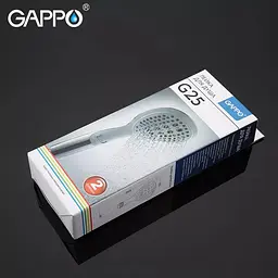 Ручний душ 2-режими білий Gappo G25, Білий - мініатюра 5