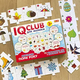Навчальний набір ігор "Вивчаємо пори року" 13203001 IQ-club для малюків - мініатюра 6