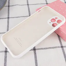 Чохол Silicone Case Full Camera Protective AA для Apple iPhone 12 Pro Max 6.7" Білий / White - мініатюра 2