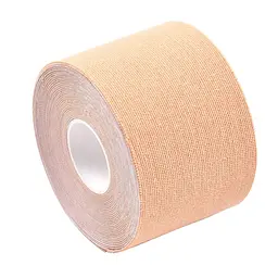 Кінезіо тейп стрічка Kinesiology Tape 5 м × 5 см, еластична тейп-лента для тіла - мініатюра 4