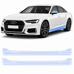Антигравійна захисна бронеплівка за лекалами для Audi A6 C8 2018-2022 - нижня зона кузова