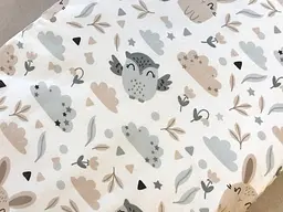 Простирадло бавовняне Moontime в коляску "Сови" - мініатюра 2