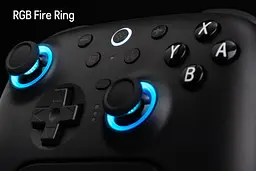 Геймпад 8BitDo Ultimate 2 Bluetooth Switch, Switch 2, ПК з Windows, TMR, Еффект Холла Чорний - мініатюра 4