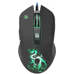 Мишка Defender Sky Dragon GM-090L Black (52090) - мініатюра 4