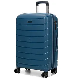 Валіза дорожня Середня (M) Поліпропілен Snowball 61303 Cologne 59,5 л 66х42x24 см Морська хвиля - мініатюра 1