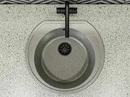 Кухонна мийка Miraggio TULUZA gray (0000046) Граніт, Врізна, Сірий - мініатюра 5