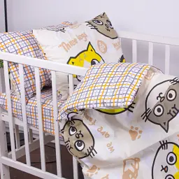 Простирадло MirSon Бязь 18-0007 Cool Cat 150х220 см (2200010282986) - мініатюра 2