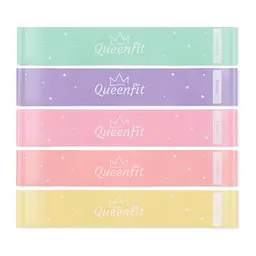 Набір резинок для фітнесу Queenfit 0,5-30кг - мініатюра 2