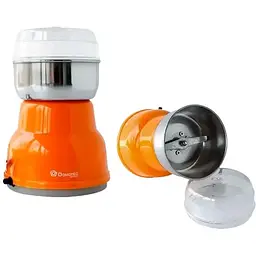 Кавомолка Domotec MS-1406 роторна для дому 100 г 150 Вт помаранчева (lp-84398_226) - мініатюра 4