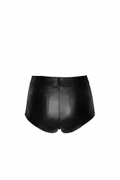Шортики Noir Handmade F318 Wild, L, black, під латекс, крокодиловий принт, з доступом - мініатюра 6