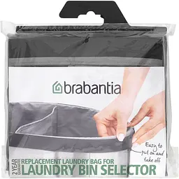 Мішок для білизни Brabantia сірий 55 л (102387) - мініатюра 2