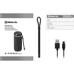 Портативна акустика REAL-EL X-711 Black (EL121600026) [134896] - мініатюра 12