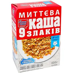 Каша Ваша Каша 9 злаків з льоном і кунжутом 400 г (2 шт. х 200 г) - мініатюра 2
