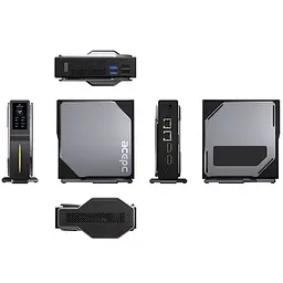Міні-ПК з екраном Acepc PicoBox Home S1 / Intel Processor N95 / RAM 16GB / SSD 512GB / 2 x LAN / Wi-Fi / Bluetooth / Windows 11 Pro / Сірий - мініатюра 4