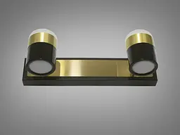 Підсвічування для дзеркал Diasha 5970/2, 8W, латунь, LED, 2 лампи, IP20, 30 см, сучасний стиль - мініатюра 2