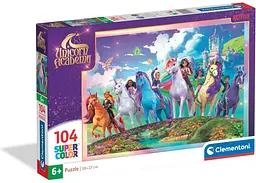 Пазл Clementoni SuperСolor: Кінна прогулянка, Академія Єдинорогів, Netflix (SuperСolor - Unicorn Academy Puzzle - 104 pcs.), 104 ел. (25091)