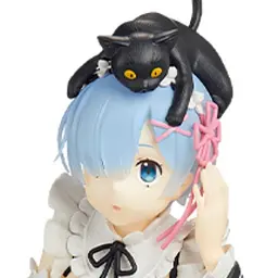 Фігурка Banpresto Рем Re Zero Рем Життя в альтернативному світі з нуля з котами 22.0 см WST anime RZ 22.114 - мініатюра 3