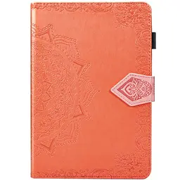 Шкіряний чохол Art Case з візитницею для Samsung Galaxy Tab S7+ Помаранчевий