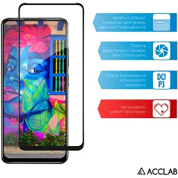 Скло захисне ACCLAB Full Glue Infinix Hot 40i Black (1283126588914) - мініатюра 5