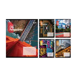 Зошит Yes City perspectives А5 48 аркушів лінія (769078), в асортименті