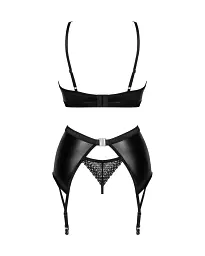Сексуальний комплект Obsessive Norides M/L чорний - мініатюра 8