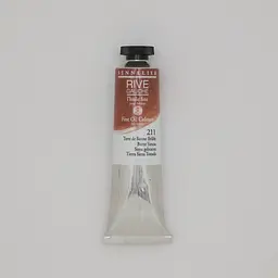 Олійна фарба Rive gauche 40 мл, Сієна палена (Burnt Sienna)