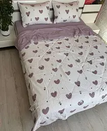 Постільна білизна євро з літньою ковдрою муслін Koloco Print 2 20877 200х230 см - мініатюра 2