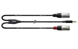 Коммутационный кабель Mini Jack— 2хXLR 3м Cordial CFY 3 WMM - мініатюра 1