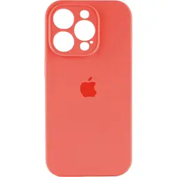 Чохол Silicone Case Camera Protect для Apple iPhone 16 Pro Peach AA [117057] - мініатюра 1