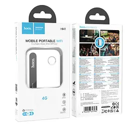 4G роутер HOCO HI-41 WiFi 6, USB, 2100mAh - мініатюра 4