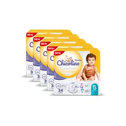 Підгузки Chicolino Super Soft Розмір 5 (12-17 кг) 34 шт, 4 Упаковки (4823098414667) - мініатюра 8