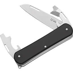 Ніж багатофункціональний Fox Vulpis Aluminium Black. 3 інструменти