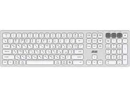 Клавіатура 2E KS270 Silver/White (2 E-KS270WBWH)